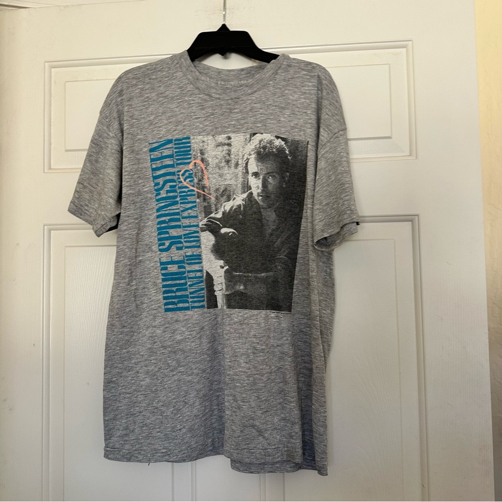 Vintage Bruce Springsteen 1980s 1988 Tunnel of Love Express Tour Concert Tee XL